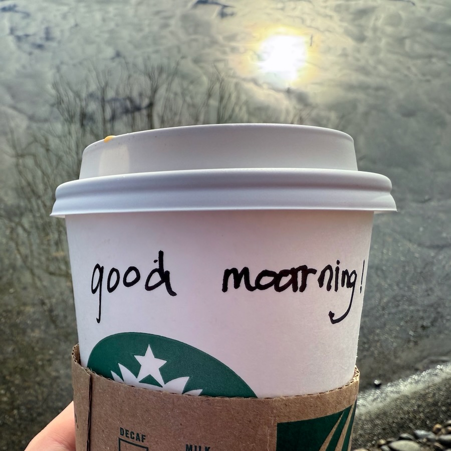 Good moarning or mourning?