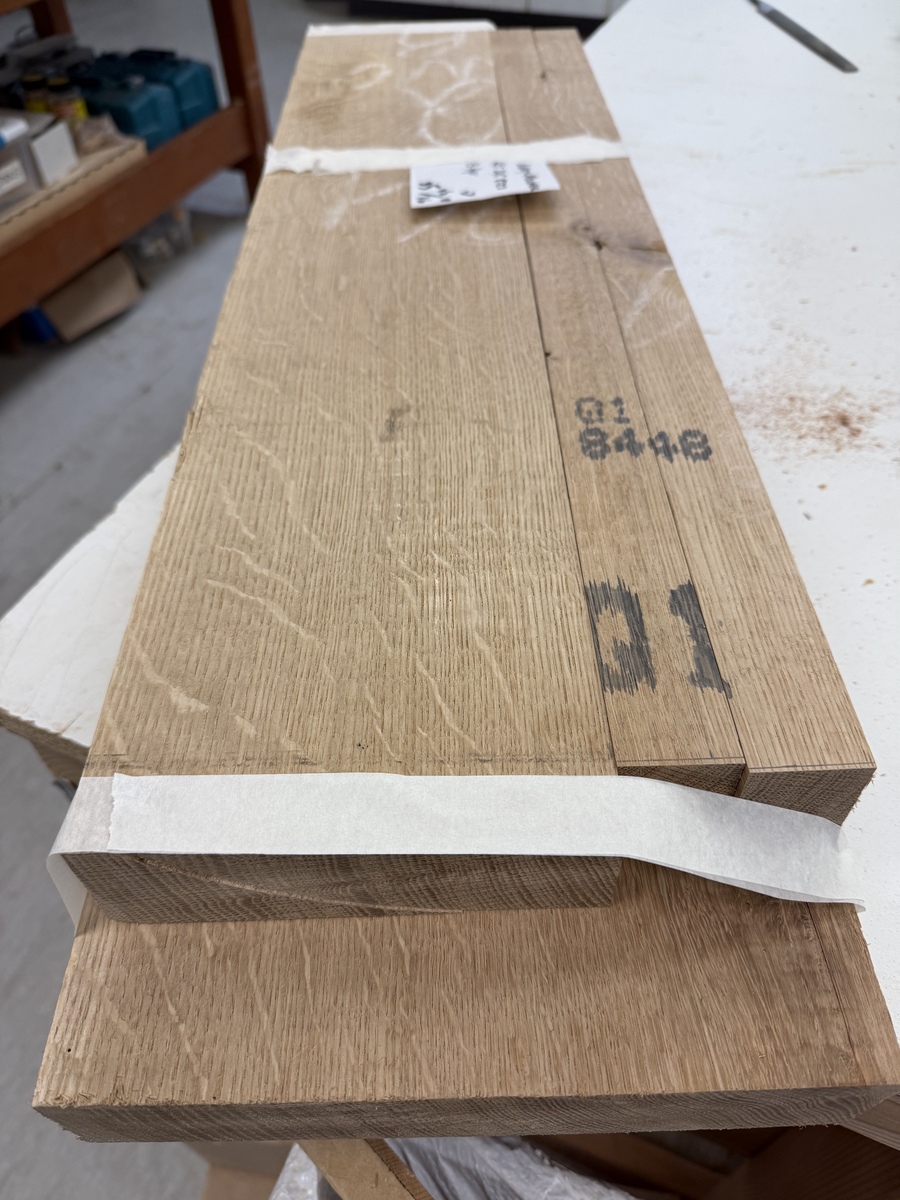 First grown-up solo project lumber rough cut for milling