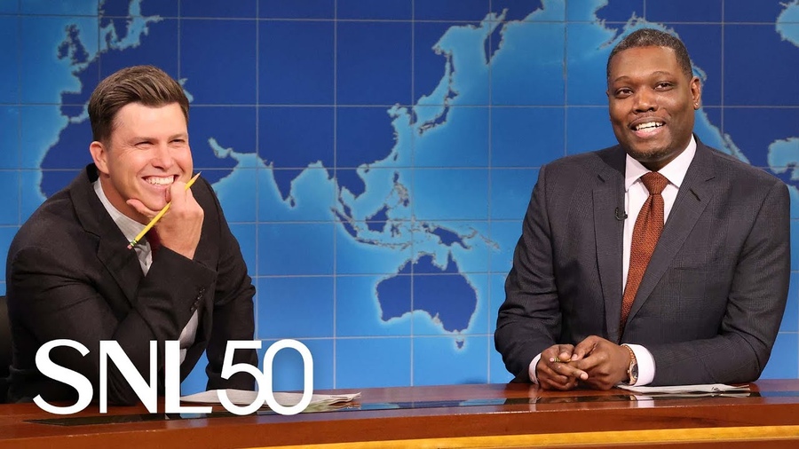 Weekend Update: Colin Jost and Michael Che Swap Jokes for Season 50 Finale - Saturday Night Live
