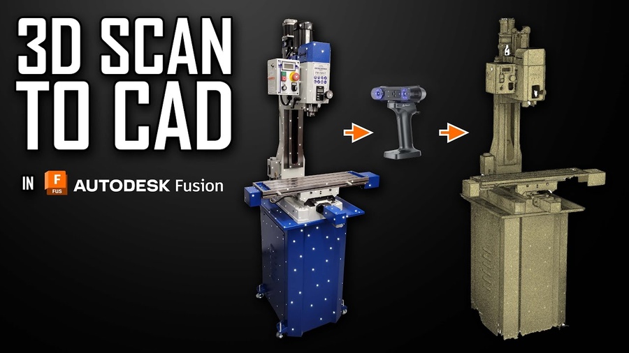 My 3D Scan to CAD Workflow: Using Scan Data in Fusion - Clough42