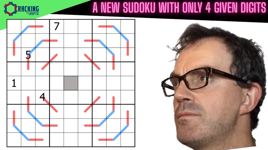 A NEW Sudoku With Only 4 Given Digits! - Cracking The Cryptic