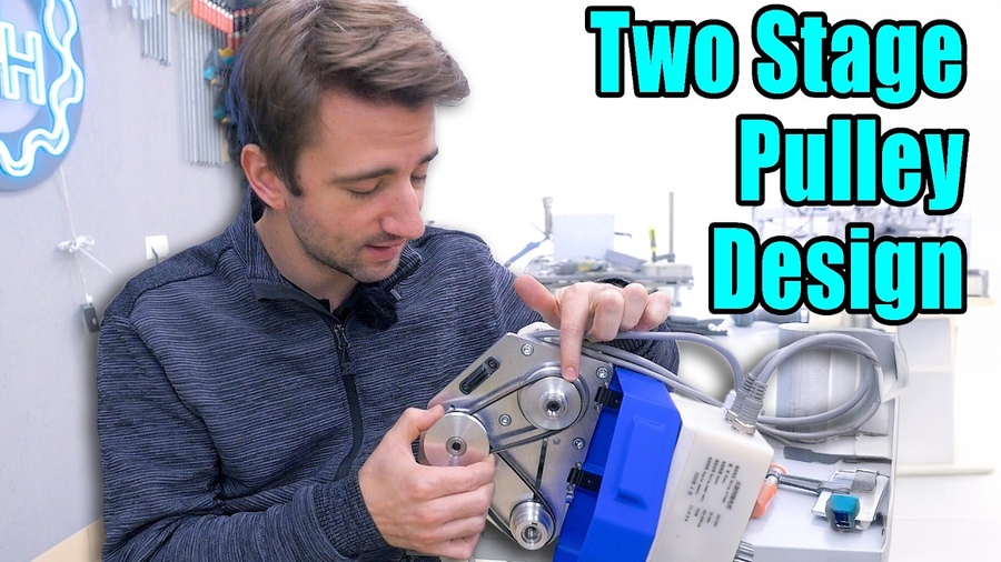 How I designed a two stage belt drive - MH Anything